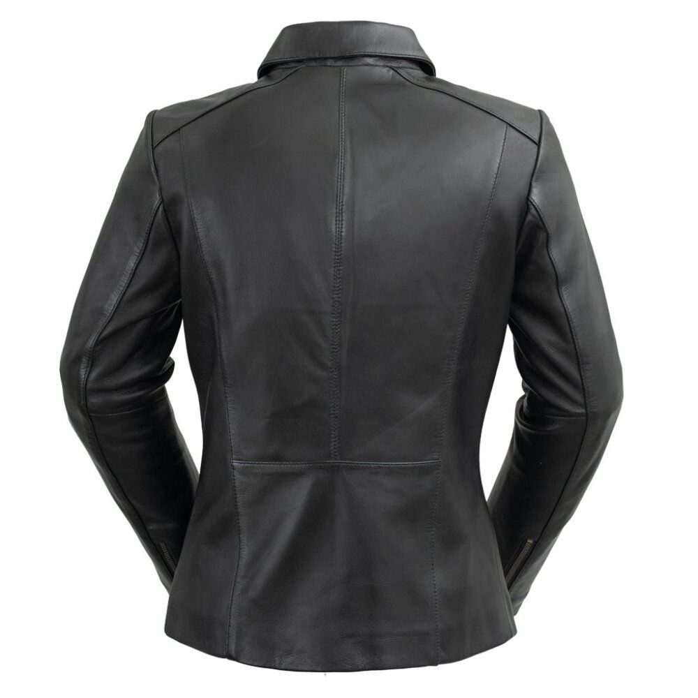 Womens Fashion Leather Jacket - Picture 7 of 8